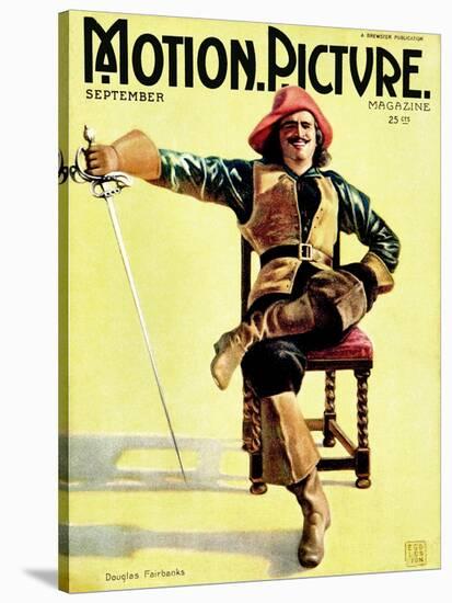 Douglas Fairbanks, Sr., In The Three Musketeers, September 1921-null-Stretched Canvas