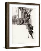 Douglas Fairbanks-Ralph Bruce-Framed Giclee Print