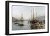 Douglas Harbour, Isle of Man-William Edward Webb-Framed Giclee Print