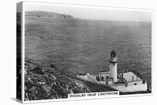 Douglas Head Lighthouse, Isle of Man, 1937-null-Stretched Canvas