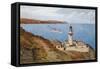 Douglas Head Lighthouse, Isle of Man-Alfred Robert Quinton-Framed Stretched Canvas