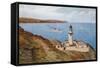 Douglas Head Lighthouse, Isle of Man-Alfred Robert Quinton-Framed Stretched Canvas