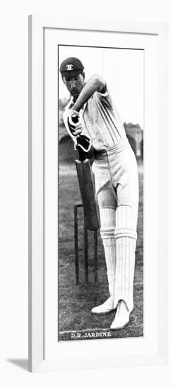 Douglas Jardine Batting for Oxford University, 1923-null-Framed Photographic Print