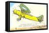 Douglas Observation Plane O-46-A-null-Framed Stretched Canvas