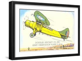 Douglas Observation Plane O-46-A-null-Framed Art Print