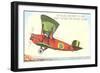 Douglas Round the World Biplane-null-Framed Art Print