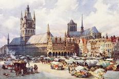 Ypres, Market Place C1914-Douglas Snowdon-Art Print