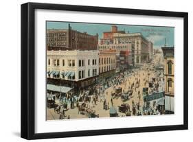 Douglas Street, Omaha, Nebraska-null-Framed Art Print