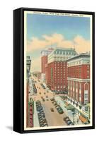 Douglas Street, Omaha, Nebraska-null-Framed Stretched Canvas