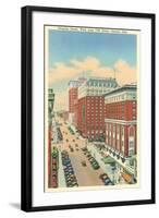 Douglas Street, Omaha, Nebraska-null-Framed Art Print