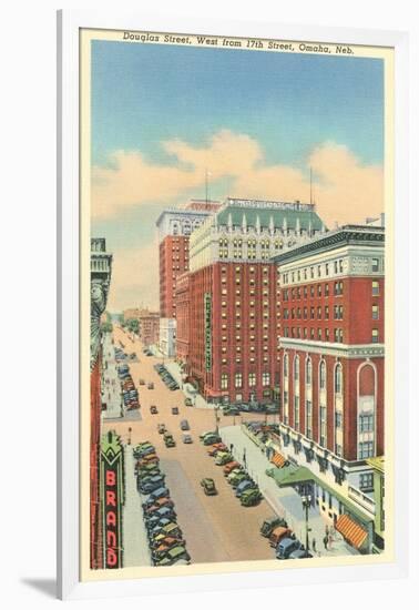 Douglas Street, Omaha, Nebraska-null-Framed Art Print