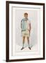 Douglas Stuart Dressed for Sport in Short Sleeved Vest with Pale Blue Trim and Flannel Shorts-Spy (Leslie M. Ward)-Framed Photographic Print