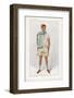 Douglas Stuart Dressed for Sport in Short Sleeved Vest with Pale Blue Trim and Flannel Shorts-Spy (Leslie M. Ward)-Framed Photographic Print