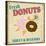 Dounuts Vintage Poster-radubalint-Stretched Canvas