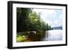 Douthat Lake V-Alan Hausenflock-Framed Photographic Print