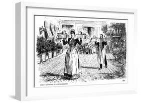 Doux Souvenir De Fontainebleau, 1886-George Du Maurier-Framed Giclee Print