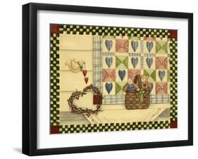 Dove and Quilt-Debbie McMaster-Framed Giclee Print