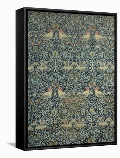 Dove and Rose Fabric Design, c.1879-William Morris-Framed Stretched Canvas