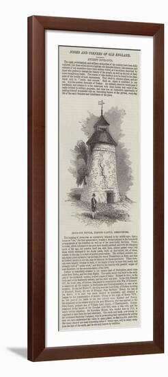 Dove-Cot Tower, Codnor Castle, Derbyshire-null-Framed Premium Giclee Print