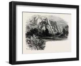 Dove Dale, the Dales of Derbyshire, Country, UK, 19th Century-null-Framed Premium Giclee Print