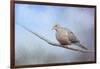 Dove in the Snow-Jai Johnson-Framed Giclee Print