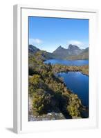 Dove Lake & Cradle Mountain, Cradle Mountain-Lake St Clair Nat'l Pk, UNESCO Site, Tasmania-Michael Runkel-Framed Photographic Print