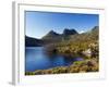 Dove Lake on 'Cradle Mountain-Lake St Clair National Park', Tasmania, Australia-Christian Kober-Framed Photographic Print