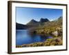 Dove Lake on 'Cradle Mountain-Lake St Clair National Park', Tasmania, Australia-Christian Kober-Framed Photographic Print