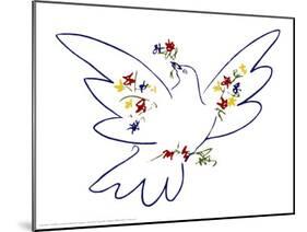 Dove of Peace-Pablo Picasso-Mounted Art Print