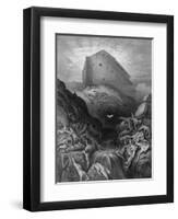 Dove Sent Forth from the Ark-Gustave Doré-Framed Giclee Print