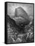 Dove Sent Forth from the Ark-Gustave Doré-Framed Stretched Canvas