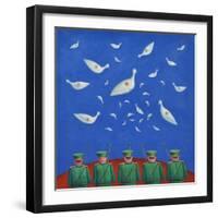 Dove Shooters II, 1999-Tamas Galambos-Framed Giclee Print