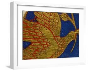 Dove with Olive Leaf, from the Panel Noah's Ark of the Verdun Altar-Nicholas of Verdun-Framed Giclee Print