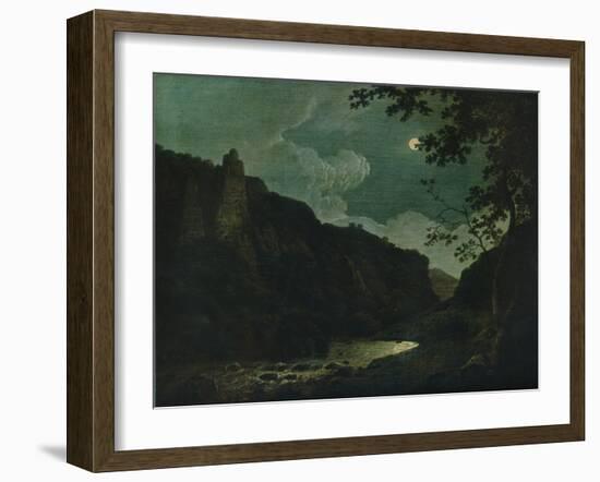 'Dovedale by Moonlight', 1784-Joseph Wright of Derby-Framed Giclee Print