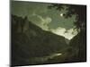 Dovedale by Moonlight, C.1784-85-Joseph Wright of Derby-Mounted Giclee Print