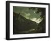 Dovedale by Moonlight, C.1784-85-Joseph Wright of Derby-Framed Giclee Print