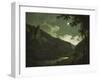 Dovedale by Moonlight, C.1784-85-Joseph Wright of Derby-Framed Giclee Print