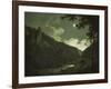 Dovedale by Moonlight, C.1784-85-Joseph Wright of Derby-Framed Giclee Print