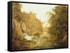 Dovedale, the Peak District-Joseph Wright of Derby-Framed Stretched Canvas