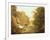 Dovedale, the Peak District-Joseph Wright of Derby-Framed Giclee Print