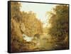 Dovedale, the Peak District-Joseph Wright of Derby-Framed Stretched Canvas