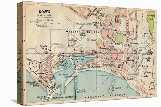 'Dover', c20th Century-John Bartholomew-Stretched Canvas