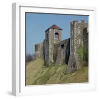 Dover Castle Walls, 12th Century-William the Conqueror-Framed Photographic Print