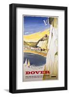 Dover Cliff-null-Framed Art Print