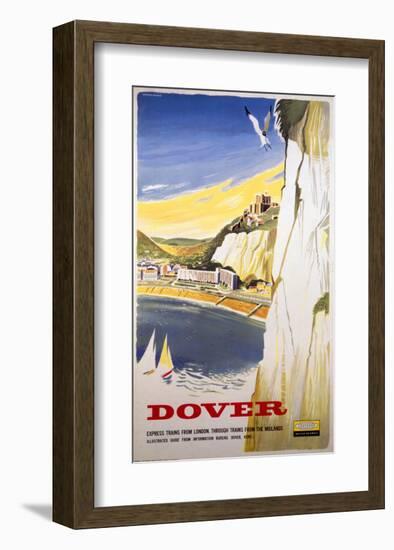 Dover Cliff-null-Framed Art Print