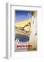 Dover Cliff-null-Framed Art Print
