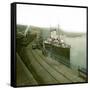 Dover (England), the Quays-Leon, Levy et Fils-Framed Stretched Canvas