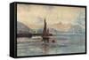 'Dover-Evening', c1895-John William Buxton Knight-Framed Stretched Canvas