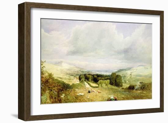 Dover from the Black Islands, 1846 watercolor-James Holland-Framed Giclee Print