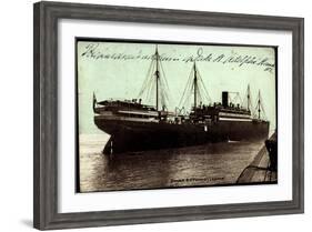 Dover, Hapag, S.S. Pennsylvania, Dampfschiff-null-Framed Giclee Print